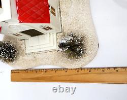 Vtg 50s Noma Lites Musical Light Up Christmas Church Works Plays Silent Night