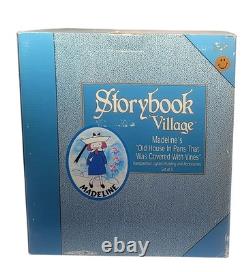 Vtg Depart 56 Storybook Village Light Up Madeline's Old House In Paris Figures