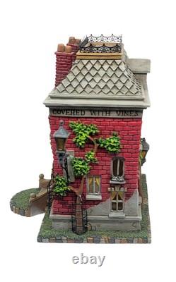 Vtg Depart 56 Storybook Village Light Up Madeline's Old House In Paris Figures