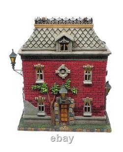 Vtg Depart 56 Storybook Village Light Up Madeline's Old House In Paris Figures