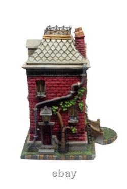 Vtg Depart 56 Storybook Village Light Up Madeline's Old House In Paris Figures