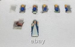 Vtg Depart 56 Storybook Village Light Up Madeline's Old House In Paris Figures