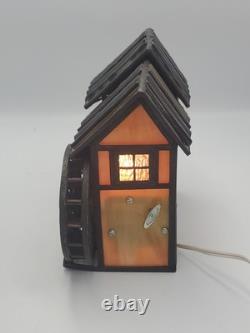 Vtg Miller's Mill Forma Vitrum Stained Glass Houses With Box