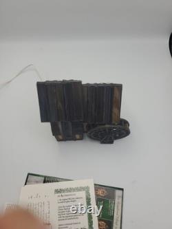 Vtg Miller's Mill Forma Vitrum Stained Glass Houses With Box