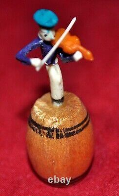 Vtg Occupied Japan Miniature Set Of Ragtime Band Figures Christmas Putz Village