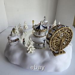 Vtg Trendmasters Christmas Magic Winter Wonderland Musical Skating Carnival 1997
