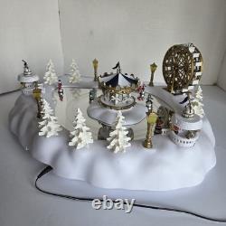 Vtg Trendmasters Christmas Magic Winter Wonderland Musical Skating Carnival 1997