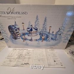 Vtg Trendmasters Christmas Magic Winter Wonderland Musical Skating Carnival 1997