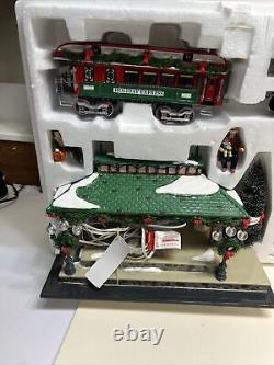 Vtg dept 56 box snow village Home For Holiday Special Express Train #34