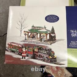 Vtg dept 56 box snow village Home For Holiday Special Express Train #34
