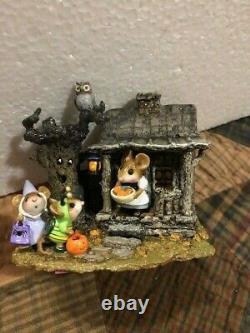 WEE FOREST FOLK Collectible M-344 HALLOWEEN NIGHT Estate Sale-Read (P)