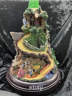 WIZARD OF OZ MOUNTAIN Hawthorne Village Masterpiece Ed Musical Turns Light READ