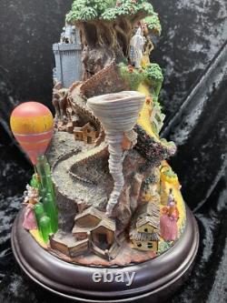 WIZARD OF OZ MOUNTAIN Hawthorne Village Masterpiece Ed Musical Turns Light READ