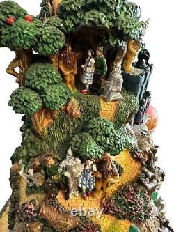 WIZARD OF OZ MOUNTAIN Hawthorne Village Masterpiece Ed Musical Turns Light READ