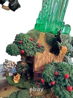 WIZARD OF OZ MOUNTAIN Hawthorne Village Masterpiece Ed Musical Turns Light READ