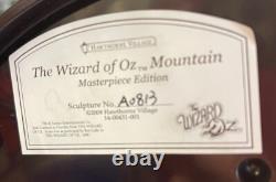 WIZARD OF OZ MOUNTAIN Hawthorne Village Masterpiece Ed Musical Turns Light READ