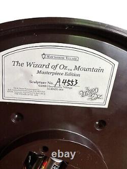 WIZARD OF OZ MOUNTAIN Hawthorne Village Masterpiece Ed Musical Turns Light READ