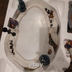 Winter Wonderland LED Christmas Village Set TESTED Incomplete Used Look At Pic