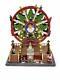 Wizardi Santa's Carousel Christmas Decoration. Ferry Wheel Christmas Village