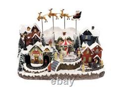 Wizardi Snow-covered Village Christmas Decoration. Christmas Village F07M4-18