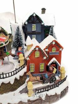 Wizardi Snow-covered Village Christmas Decoration. Christmas Village F07M4-18