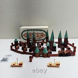 Wooden Blocks German Lubeck in the box walled city 7 Towers of Alfred Mahlau