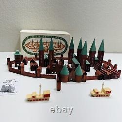 Wooden Blocks German Lubeck in the box walled city 7 Towers of Alfred Mahlau