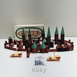 Wooden Blocks German Lubeck in the box walled city 7 Towers of Alfred Mahlau