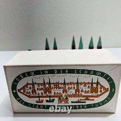 Wooden Blocks German Lubeck in the box walled city 7 Towers of Alfred Mahlau